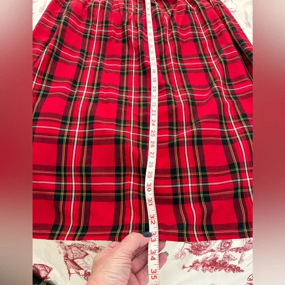 Old Navy Red Tartan Maxi Skirt, XL - Picture 7 of 7